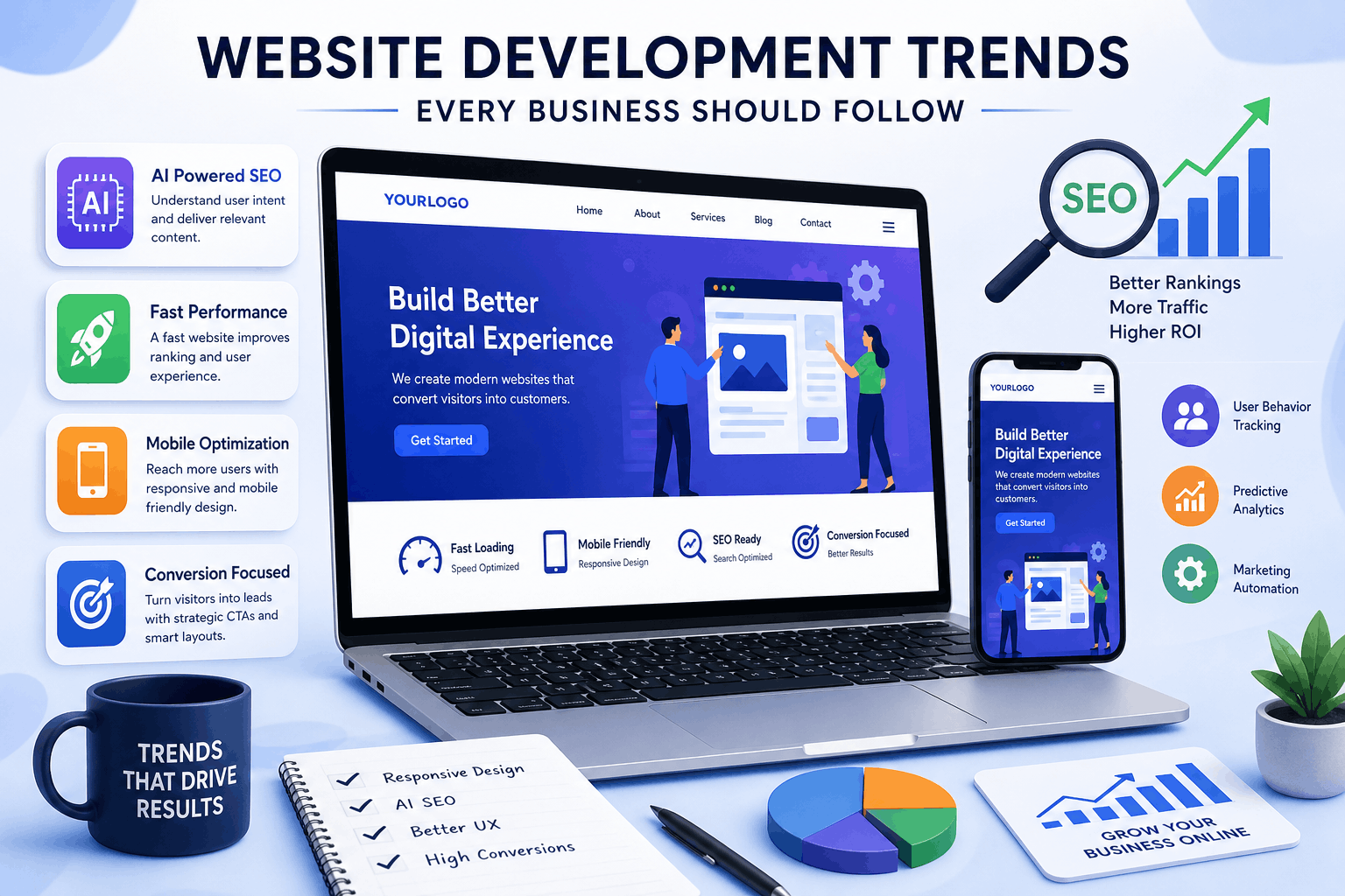Website Development Trends Every Business Should Follow | Crework Tech Blog