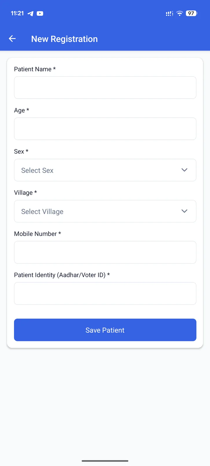 Patient Registration Form